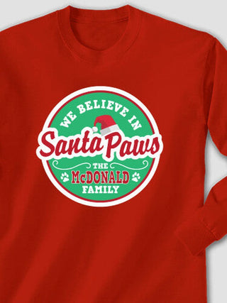 Santa Paws : Printed Long Sleeves