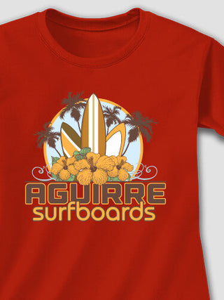 Surfboards : Adult Ladies Fitted T-Shirt