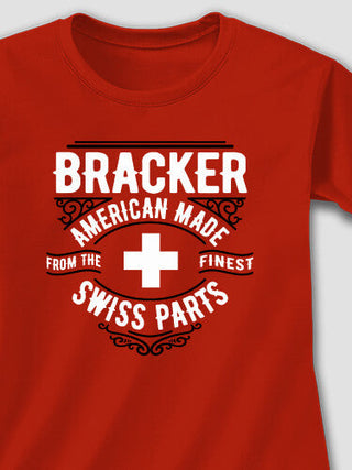 Swiss Parts : Adult Ladies Fitted T-Shirt
