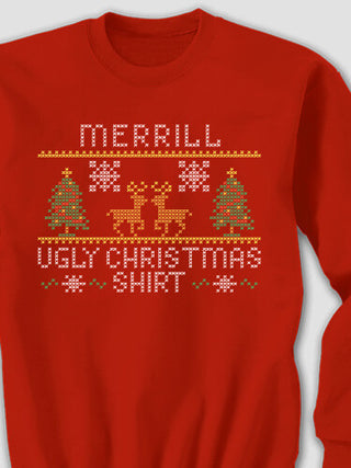 Ugly Christmas Shirt : Printed Sweatshirts