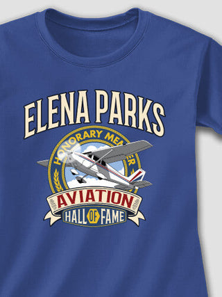 Aviation Hall Of Fame : Adult Ladies Fitted T-Shirt