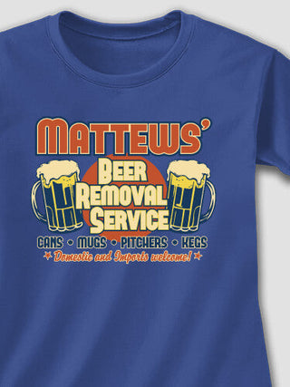 Beer Removal : Adult Ladies Fitted T-Shirt