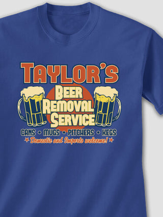 Beer Removal : Printed T-Shirts