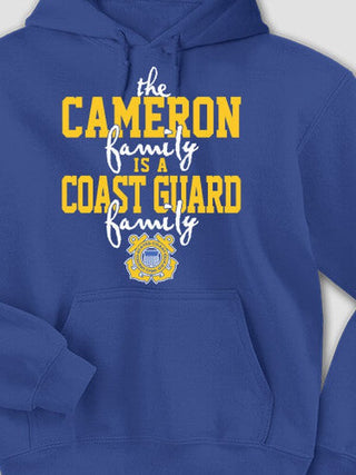 Coast Guard Family : Printed Hoodies