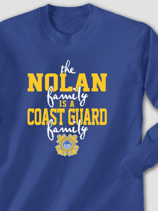 Coast Guard Family : Printed Long Sleeves