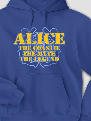 Coast Guard Myth Legend : Printed Hoodies
