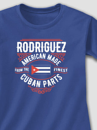 Cuban Parts : Adult Ladies Fitted T-Shirt