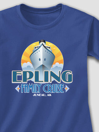 Family Cruise : Adult Ladies Fitted T-Shirt