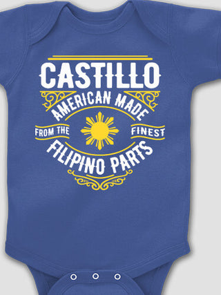 Filipino Parts : Printed Baby Bodysuits