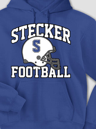 Football Helmet : Printed Hoodies