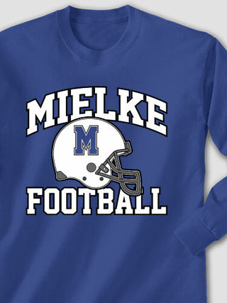 Football Helmet : Printed Long Sleeves