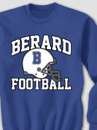 Football Helmet : Printed Sweatshirts