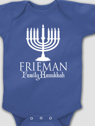 Hanukkah : Printed Baby Bodysuits