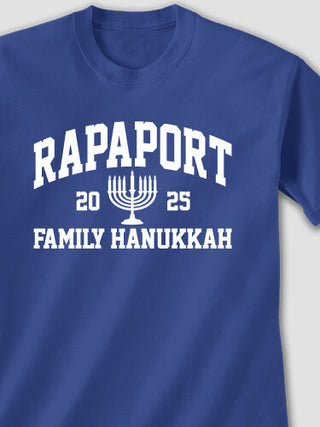 Hanukkah Varsity : Printed T-Shirts