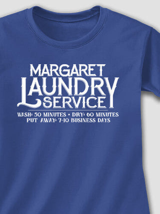 Laundry Service : Adult Ladies Fitted T-Shirt