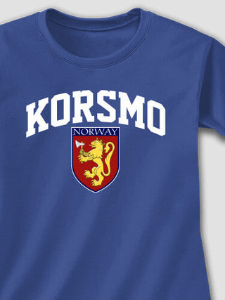 Norwegian Shield : Adult Ladies Fitted T-Shirt
