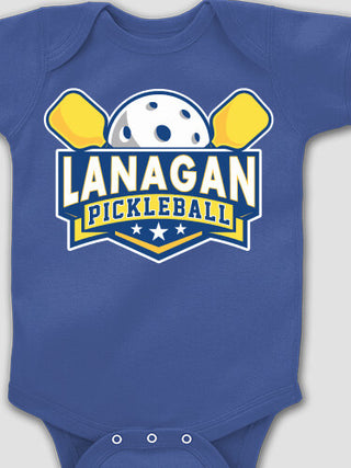 Pickleball : Printed Baby Bodysuits