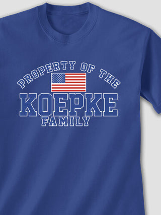 Property of Flag : Printed T-Shirts