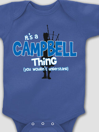 Scottish Thing : Printed Baby Bodysuits