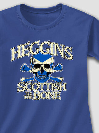 Scottish to the Bone : Adult Ladies Fitted T-Shirt