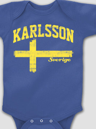 Sweden : Printed Baby Bodysuits