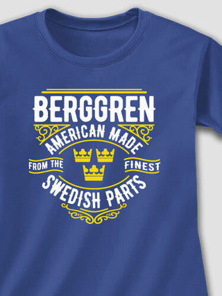 Swedish Parts : Adult Ladies Fitted T-Shirt