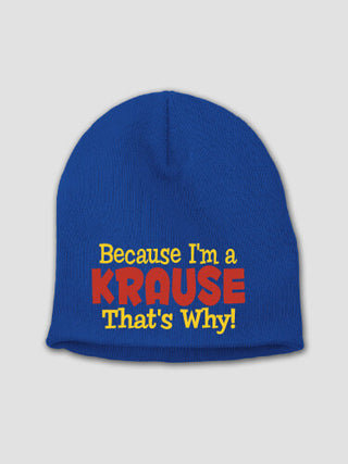 That's Why : Embroidered Beanies