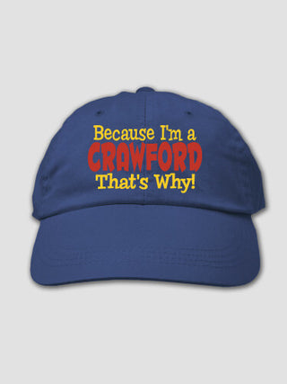 That's Why : Embroidered Baseball Hats
