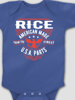 U.S.A. Parts : Printed Baby Bodysuits