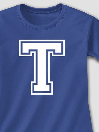 Varsity Letter : Adult Ladies Fitted T-Shirt