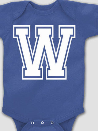 Varsity Letter : Printed Baby Bodysuits