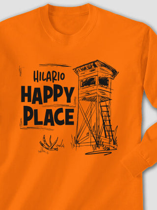 Hunting Happy Place : Printed Long Sleeves