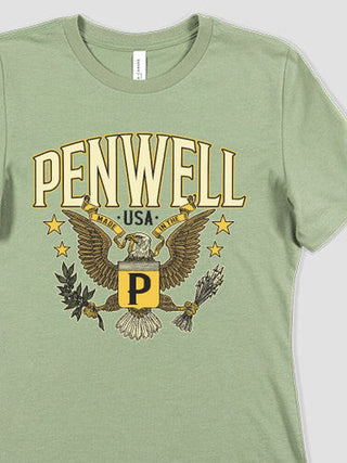Eagle Monogram : Premium Printed T-Shirts