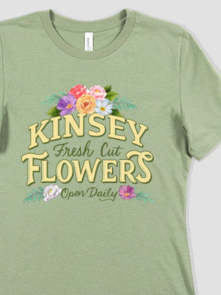 Fresh Cut Flowers : Premium Printed T-Shirts