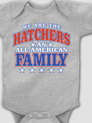 All American : Printed Baby Bodysuits