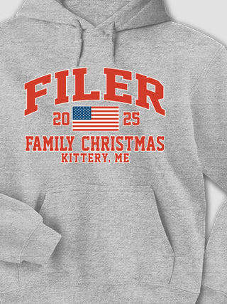 American Christmas Varsity : Printed Hoodies