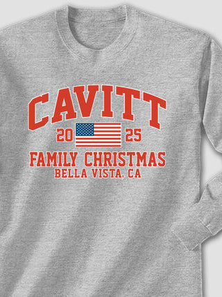 American Christmas Varsity : Printed Long Sleeves