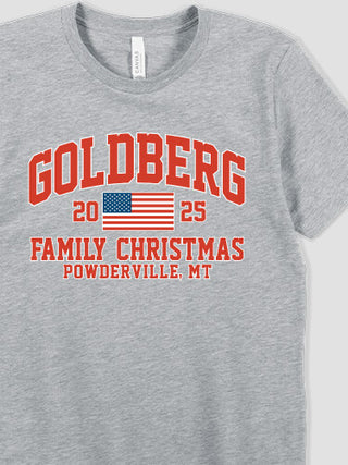 American Christmas Varsity : Printed T-Shirts