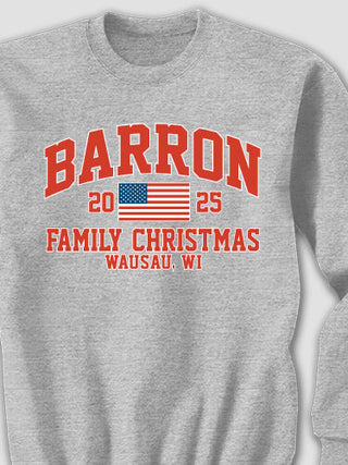 American Christmas Varsity : Printed Sweatshirts