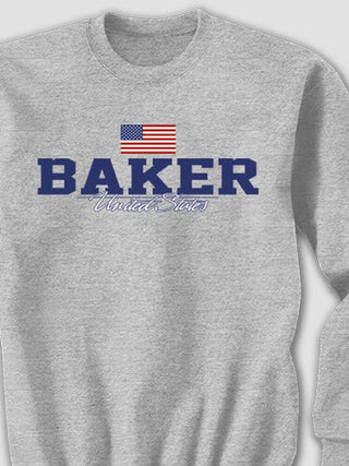 American Flag : Printed Sweatshirts
