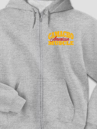 American Muscle Car : Embroidered Zip Hoodies