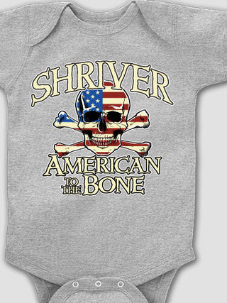American to the Bone : Printed Baby Bodysuits