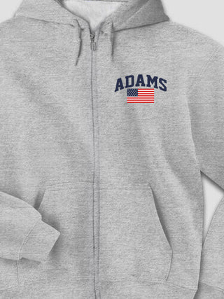 American Varsity : Embroidered Zip Hoodies