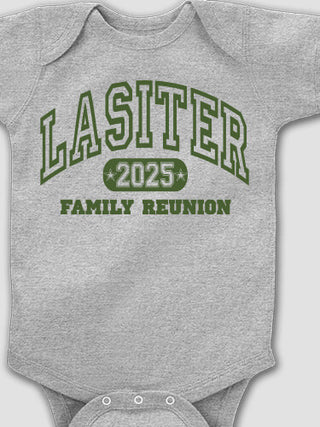 Athletic Family Reunion : Printed Baby Bodysuits