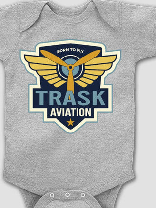 Aviation Patch : Printed Baby Bodysuits
