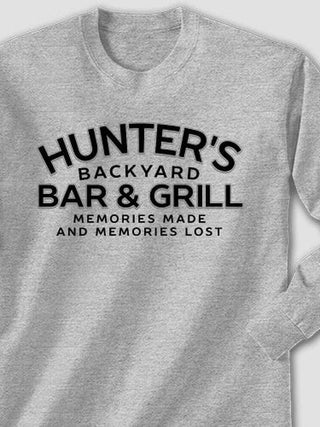Backyard Bar and Grill : Printed Long Sleeves