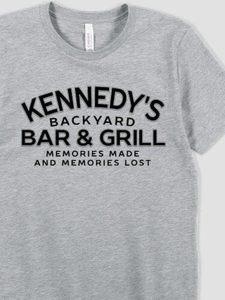 Backyard Bar and Grill : Premium Printed T-Shirts
