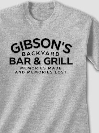 Backyard Bar and Grill : Printed T-Shirts
