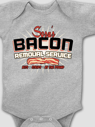 Bacon Removal Service : Printed Baby Bodysuits