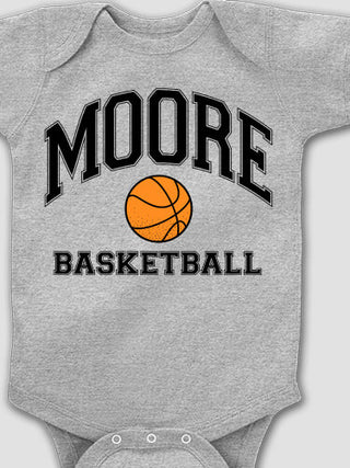 Basketball : Printed Baby Bodysuits